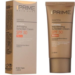 کرم ضد آفتاب جوان کننده SPF50 (رنگی)